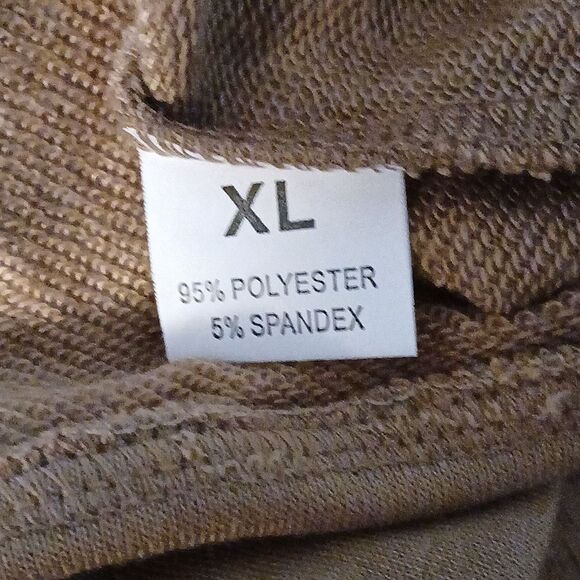 Tan no brand sweatshirt casual fall Sz XL NWOT - Picture 5 of 5